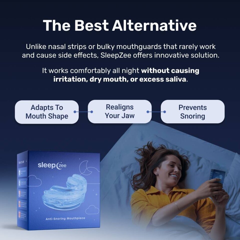 SleepZee anti-snoring mouthpiece